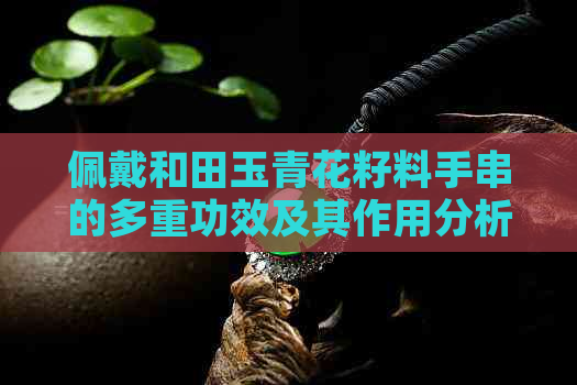 佩戴和田玉青花籽料手串的多重功效及其作用分析