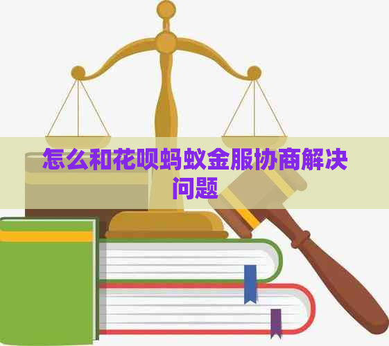 怎么和花呗蚂蚁金服协商解决问题