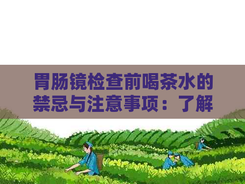 胃肠镜检查前喝茶水的禁忌与注意事项：了解这些，确保检查顺利进行！