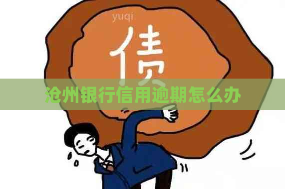 沧州银行信用逾期怎么办