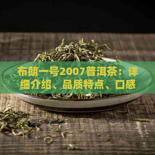 布朗一号2007普洱茶：详细介绍、品质特点、口感鉴与购买建议