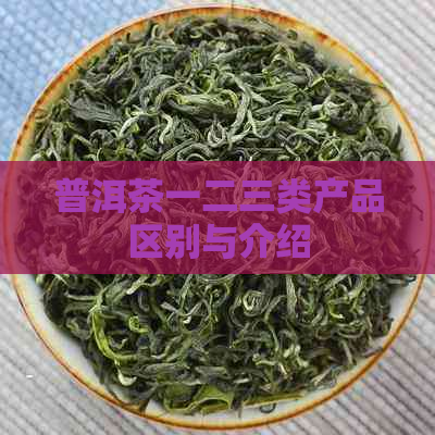 普洱茶一二三类产品区别与介绍