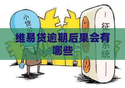 维易贷逾期后果会有哪些