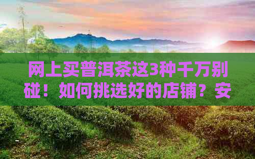 网上买普洱茶这3种千万别碰！如何挑选好的店铺？安全吗？喝起来怎么样？