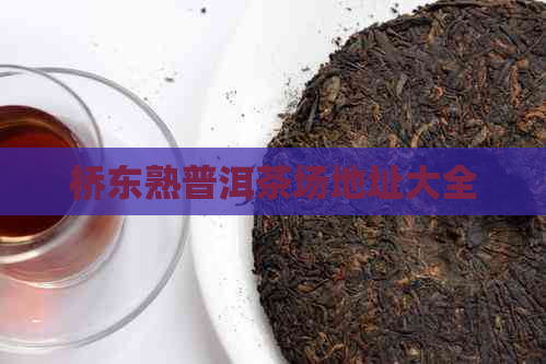 桥东熟普洱茶场地址大全