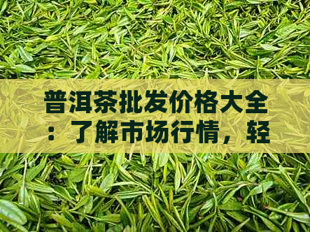 普洱茶批发价格大全：了解市场行情，轻松选购优质茶叶