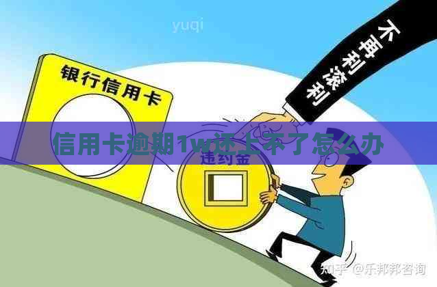 信用卡逾期1w还上不了怎么办