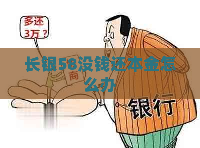 长银58没钱还本金怎么办