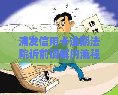 浦发信用卡逾期法院诉前调解的流程及注意事项