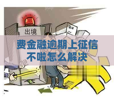 费金融逾期上不啦怎么解决