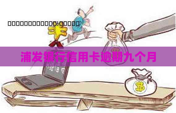 浦发银行信用卡逾期九个月