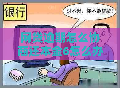 网贷逾期怎么协商还本金6怎么办