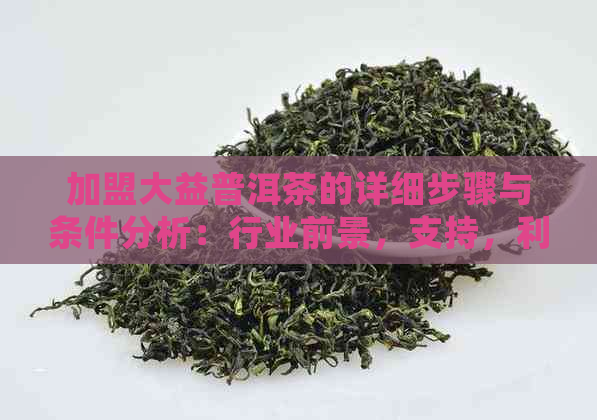 加盟大益普洱茶的详细步骤与条件分析：行业前景，支持，利润预期