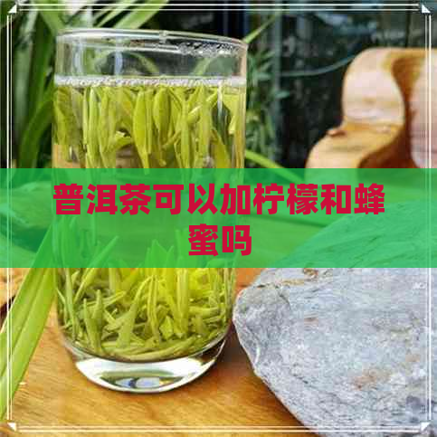 普洱茶可以加柠檬和蜂蜜吗