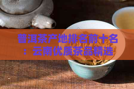 普洱茶产地排名前十名：云南优质茶品精选