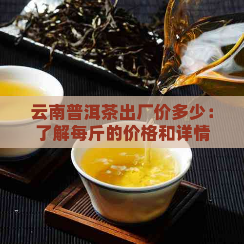 云南普洱茶出厂价多少：了解每斤的价格和详情