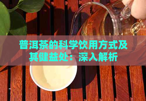 普洱茶的科学饮用方式及其健益处：深入解析