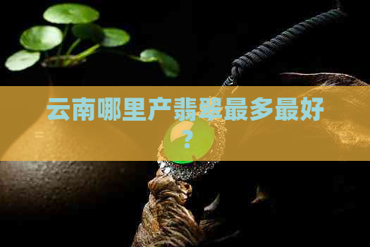 云南哪里产翡翠最多更好？