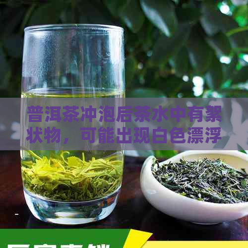 普洱茶冲泡后茶水中有絮状物，可能出现白色漂浮物和杂质