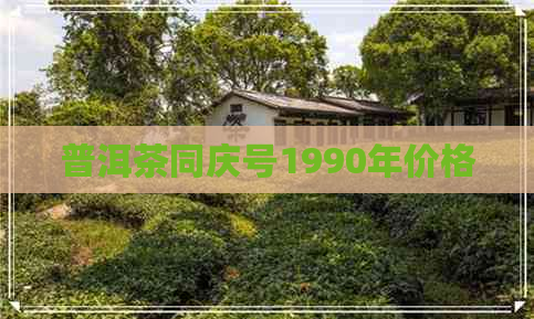 普洱茶同庆号1990年价格