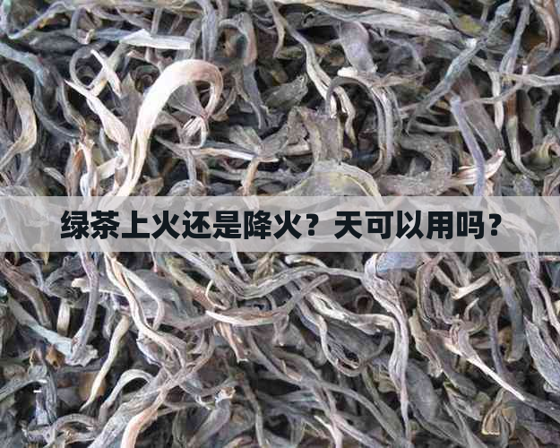 绿茶上火还是降火？天可以用吗？