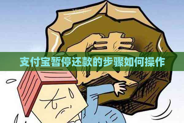 支付宝暂停还款的步骤如何操作