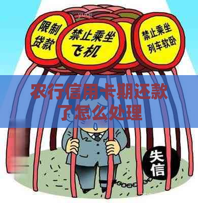 农行信用卡期还款了怎么处理