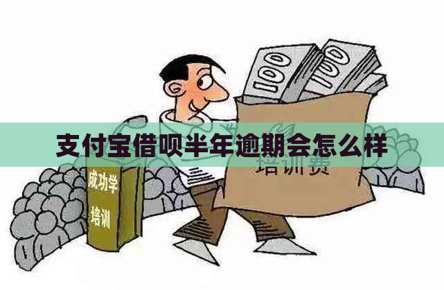 支付宝借呗半年逾期会怎么样