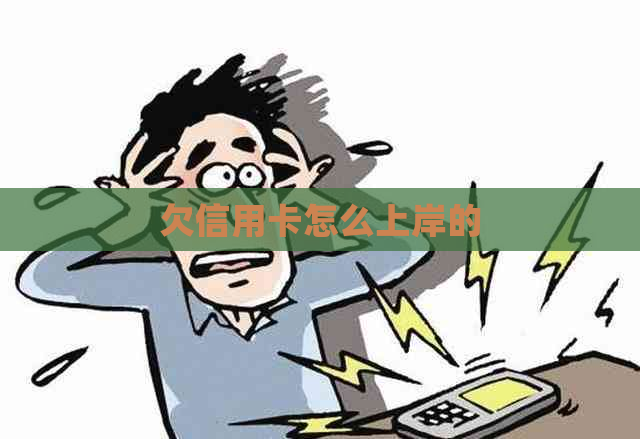 欠信用卡怎么上岸的