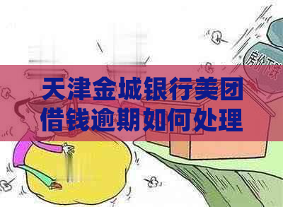 天津金城银行美团借钱逾期如何处理