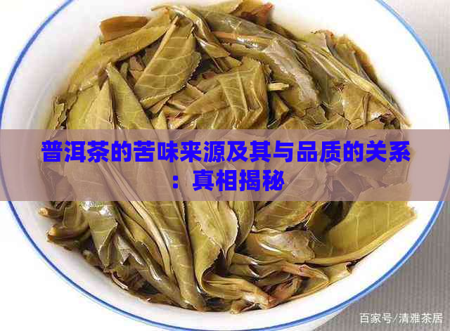 普洱茶的苦味来源及其与品质的关系：真相揭秘