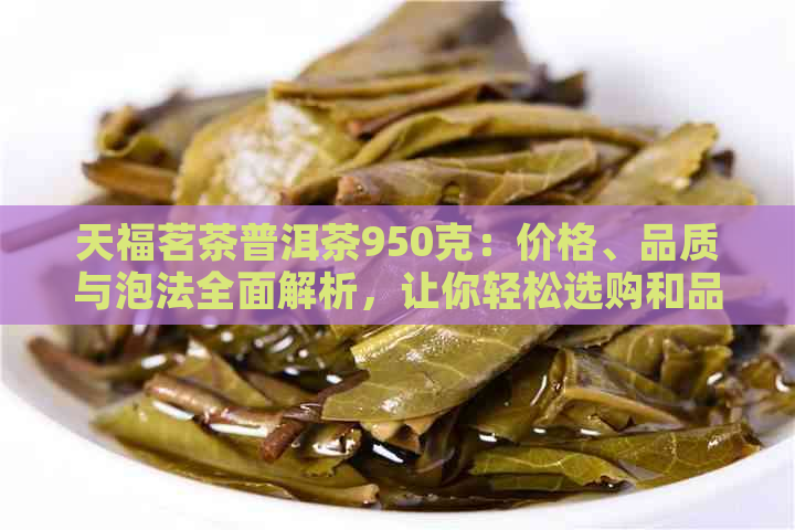 天福茗茶普洱茶950克：价格、品质与泡法全面解析，让你轻松选购和品鉴