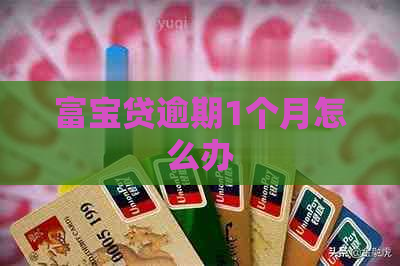 富宝贷逾期1个月怎么办