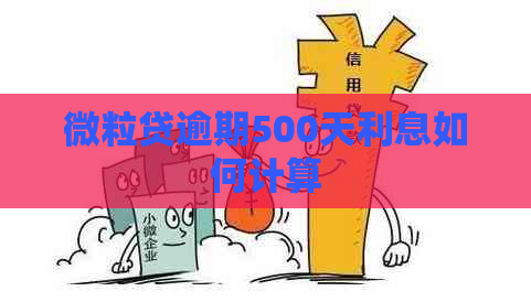 微立贷逾期500天利息如何计算