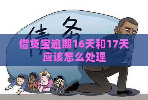 借贷宝逾期16天和17天应该怎么处理