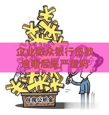 企业微众银行贷款逾期后果严重吗