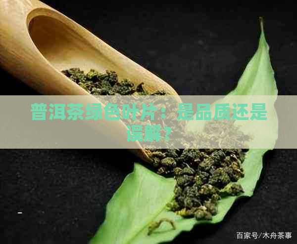 普洱茶绿色叶片：是品质还是误解？