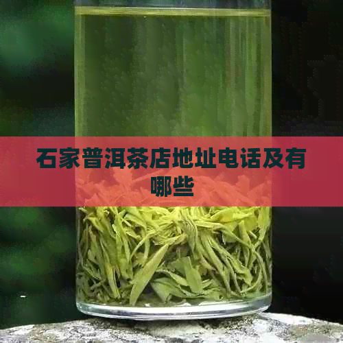 石家普洱茶店地址电话及有哪些