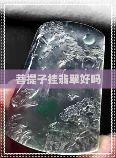 菩提子挂翡翠好吗