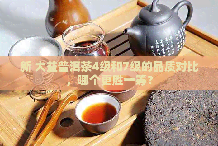 新 大益普洱茶4级和7级的品质对比，哪个更胜一筹？