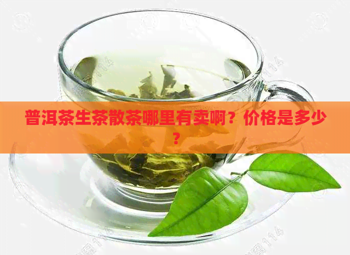 普洱茶生茶散茶哪里有卖啊？价格是多少？