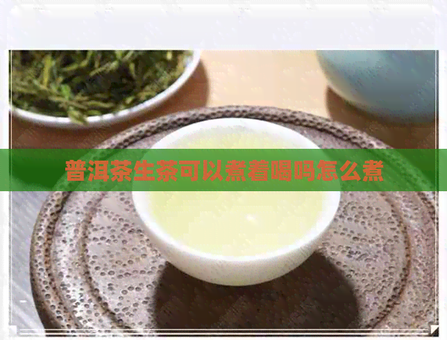 普洱茶生茶可以煮着喝吗怎么煮