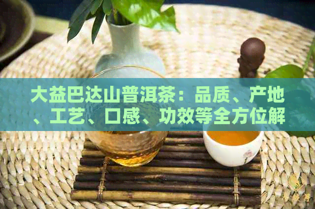 大益巴达山普洱茶：品质、产地、工艺、口感、功效等全方位解析与品鉴指南