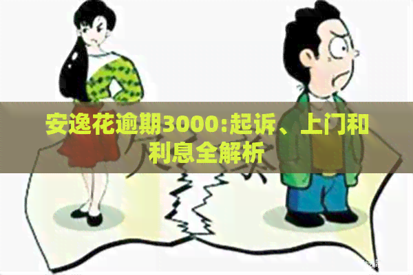 安逸花逾期3000:起诉、上门和利息全解析