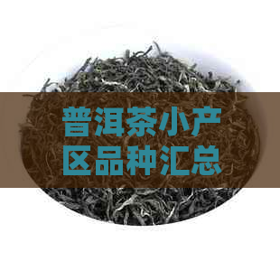 普洱茶小产区品种汇总：这里列出了普洱茶小产区的所有主要品种。