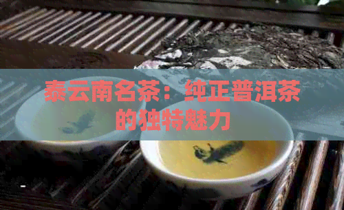 泰云南名茶：纯正普洱茶的独特魅力