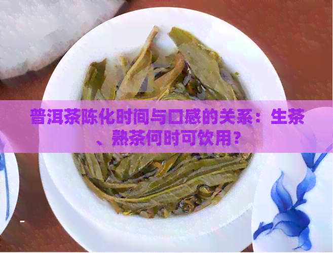 普洱茶陈化时间与口感的关系：生茶、熟茶何时可饮用？