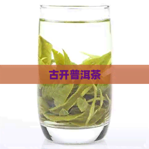 古开普洱茶