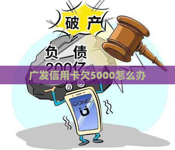 广发信用卡欠5000怎么办