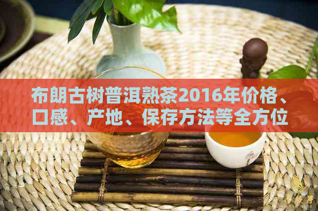 布朗古树普洱熟茶2016年价格、口感、产地、保存方法等全方位解析